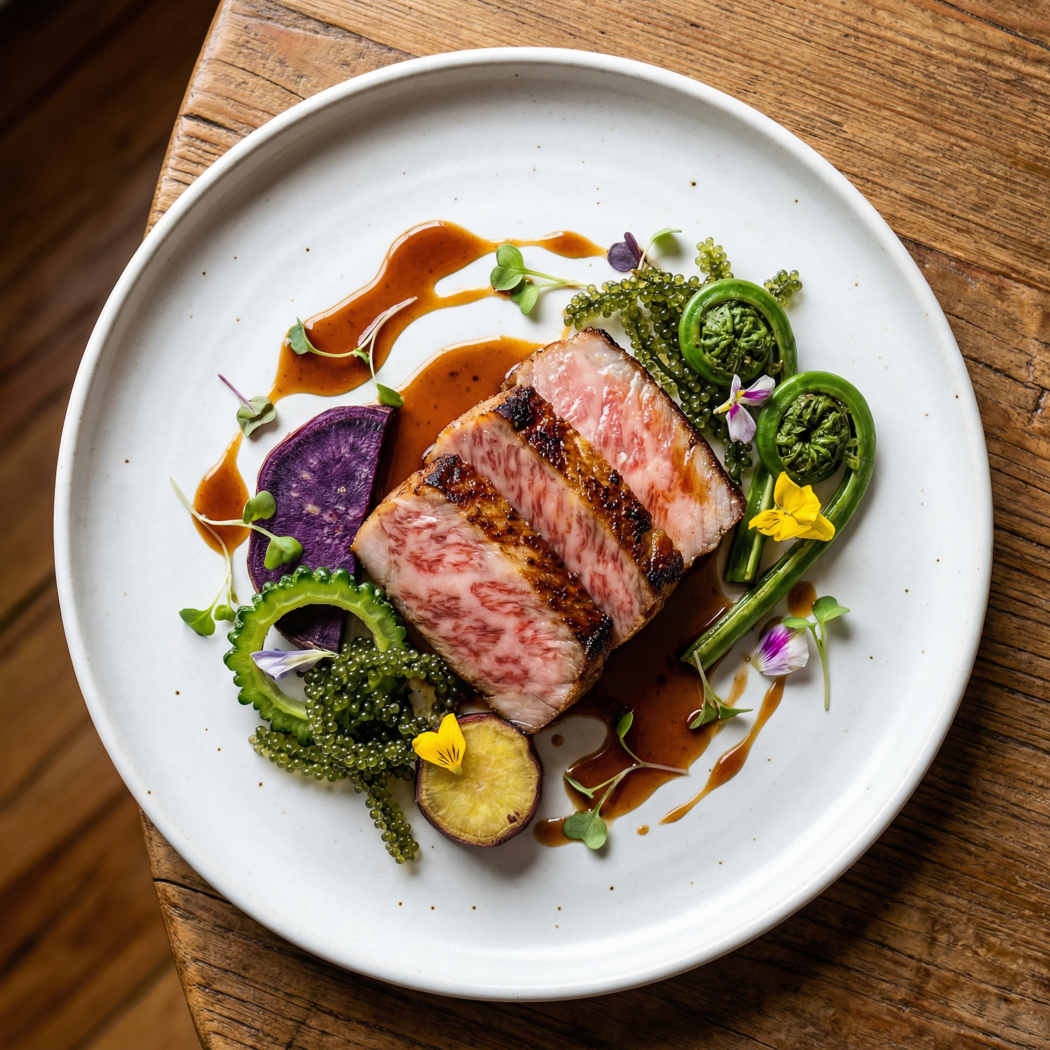 今帰仁アグーの一皿